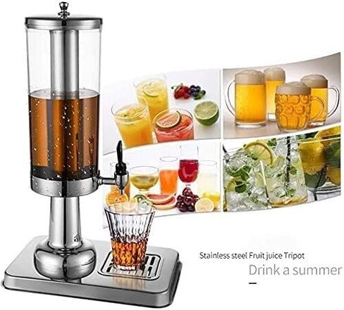 TIST Beer Drinks Dispenser Beer Dispenser, Juice Dispenser, Hotel Juice Dispenser, Single Can Hotel Beverage Machine, Stainless Steel Beverage Dispenser Home Bar Cask Ale Dispenser(Gold) in Saudi Arabia