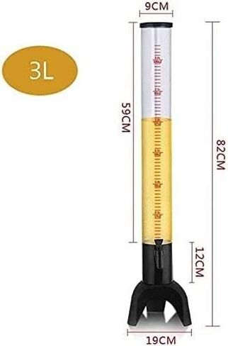 Beer Drinks Dispenser Beer Dispenser: A Beer Tower Dispenser with A Freezing Tube, Easy to Clean, Suitable for Party Beverage Dispensers Home Bar Cask Ale Dispenser(1.5L) in Saudi Arabia