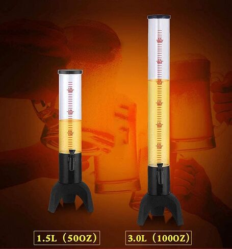 Beer Drinks Dispenser Beer Dispenser: A Beer Tower Dispenser with A Freezing Tube, Easy to Clean, Suitable for Party Beverage Dispensers Home Bar Cask Ale Dispenser(1.5L) in Saudi Arabia