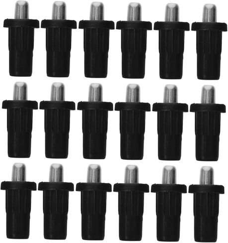 GLEAVI 50pcs Spring Loaded Repair for Cabinet Door Black Iron Plastic DIY Furniture Fitting Connector in Saudi Arabia