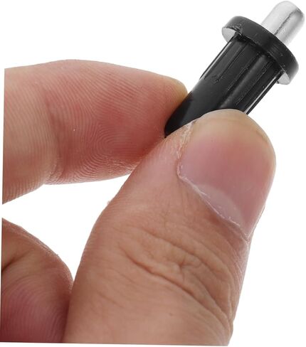 GLEAVI 50pcs Spring Loaded Repair for Cabinet Door Black Iron Plastic DIY Furniture Fitting Connector in Saudi Arabia