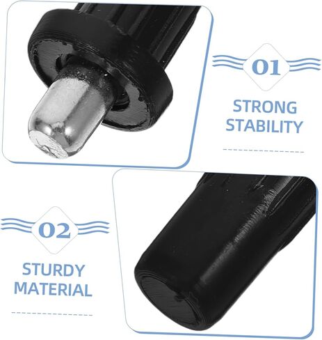 GLEAVI 50pcs Spring Loaded Repair for Cabinet Door Black Iron Plastic DIY Furniture Fitting Connector in Saudi Arabia
