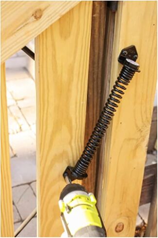 Adjustable Door Gate Spring Automatic Close Hinge, Carbon Steel, Door Supplies, Easy Install, Suitable for Wooden Boxes Courtyard Gates in Saudi Arabia