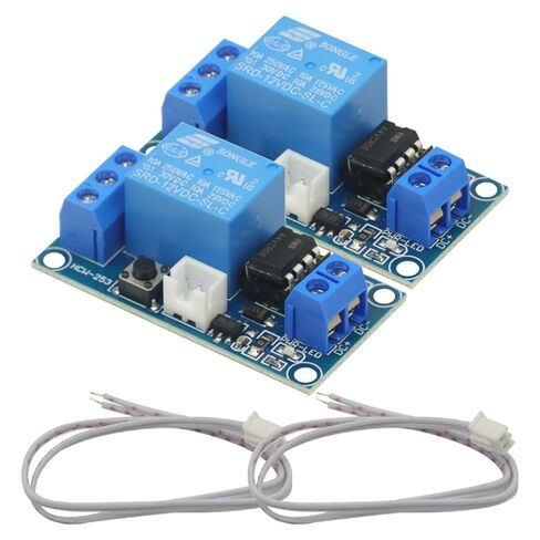2pcs 1 Channel DC 12V Latching Relay Module with Touch Bistable Switch One Channel Relay Switch in Kuwait