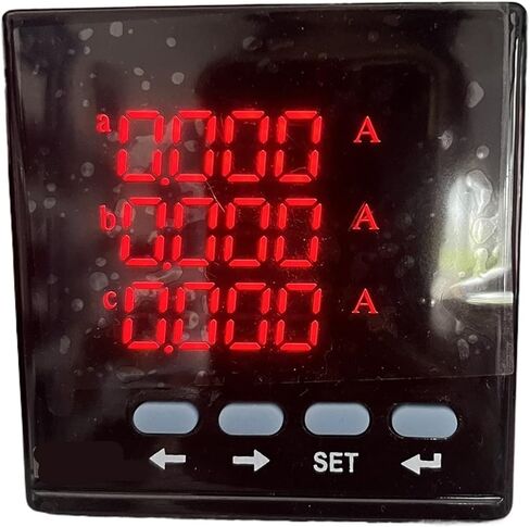 ثلاث مراحل LED AMMETER DIGNENCE DISTRION متر مع RS485 (80 * 80 مم) in Saudi Arabia