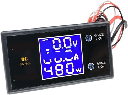 1PCS Digital Display Voltmeter DC 100V/10A 1000W with Wire in Saudi Arabia