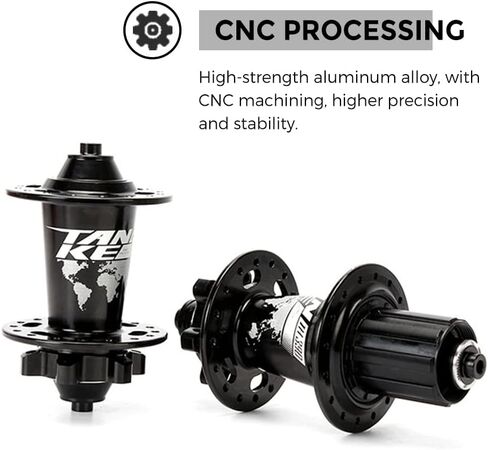 HXBER Bike Hub Mountain Bike Bike Front & Rear Hub Set 36 Holes 6 Bearings with Quick Release in Saudi Arabia