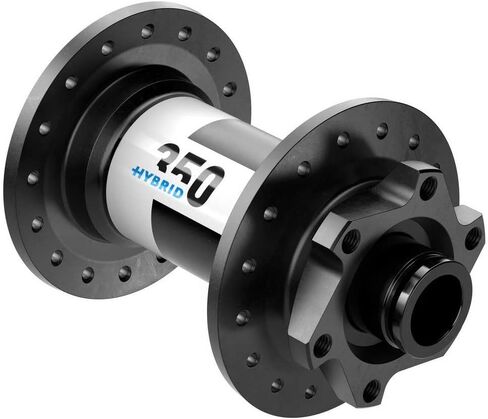 DT Swiss 350 Hybrid Front Hub - 15 × 110 مم ، 6 -Bolt ، أسود ، 32 ساعة in Saudi Arabia