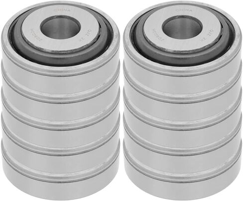 [10-Pack] 206GGH - Round Bore Ag Bearing, 0.756'' x 2.44'' x 0.945''/0.63'' (ID x OD x Inner/Outer Width) [Cross-Reference: 206KPP16, 7012998, 120-070] in Saudi Arabia