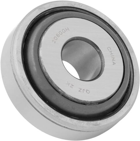 [10-Pack] 206GGH - Round Bore Ag Bearing, 0.756'' x 2.44'' x 0.945''/0.63'' (ID x OD x Inner/Outer Width) [Cross-Reference: 206KPP16, 7012998, 120-070] in Saudi Arabia