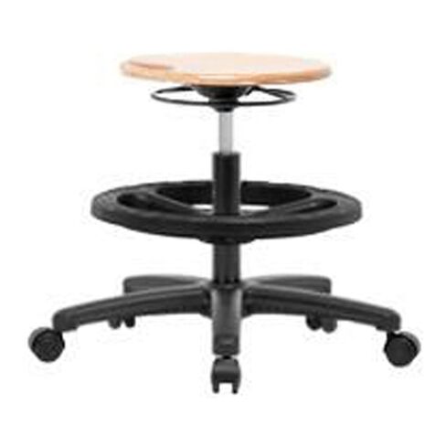 توماس WMBSO-RG-NF-RC براز مقعد متوسط ​​مقعد مع قاعدة نايلون أسود ، لا حلقة القدم ، العجلات in Kuwait