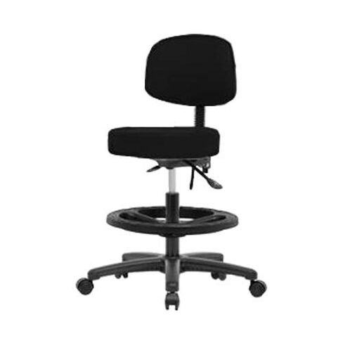 Thomas VMBST-RG-T0-CF-CF-C8569 مقعد متوسطة مقعد البراز مع الظهر وقاعدة النايلون الأسود ، لا إمالة ، حلقة القدم الكروم ، انزلاق ، بورغوندي in Kuwait