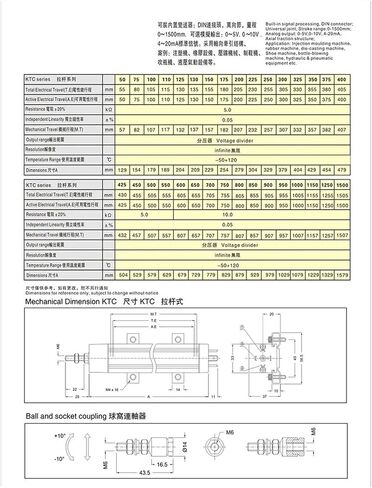 تقوم محولات الإزاحة الخطي لضغط مكثفات الهواء KTC-175MM in Saudi Arabia