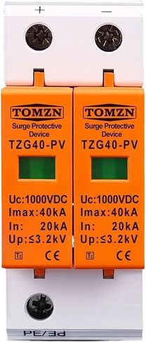 SPD DC 1000V 20KA~40KA House Surge Protector Protective Low-Voltage Arrester Device(600V) in Saudi Arabia