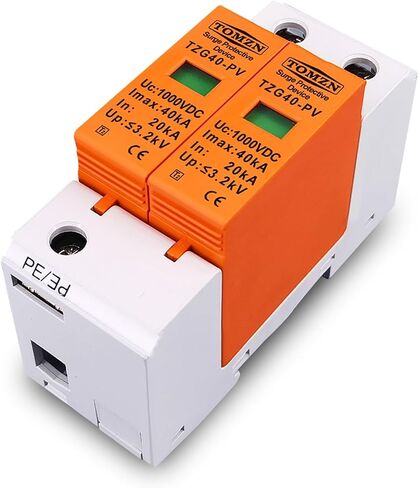SPD DC 1000V 20KA~40KA House Surge Protector Protective Low-Voltage Arrester Device(600V) in Saudi Arabia