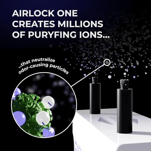 Airlock Boat Odor Air Purifier - Marine Air Purifier for Fresh Clean Air | Boat Accessories | Easy to Install | Maintenance-Free | Deodorizer Odor Eliminator in Saudi Arabia