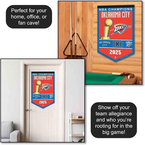 Wincraft Oklahoma City Thunder 2025 Banner Champions Banner in Saudi Arabia