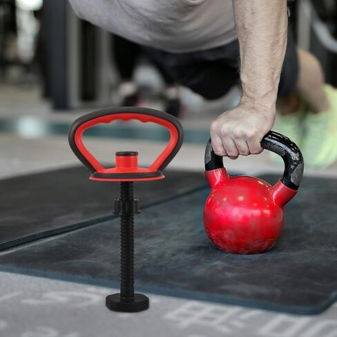 POPETPOP Adjustable Kettle Bell Handle for Home Gym Versatile Dumbbell Grip with Base Nut for Secure Workouts for Weightlifting Strength Training and Bodybuilding in Saudi Arabia