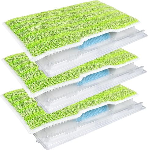 عبوات بديلة من keepow قابلة لإعادة الاستخدام متوافقة مع Shark Vacmop VM252 VM200 VC205 VM250، وسادات مبللة قابلة لإعادة الاستخدام لتنظيف الأرضيات الصلبة، امتصاص أقوى للمياه، أزرق، 5 عبوات in Kuwait