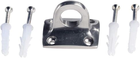 Montour Line Large Loop Wall Plate for Hanging Ropes in Satin Brass, Post Queue Line Barrier for Movie Theaters, Grand Openings, Hotels in Saudi Arabia