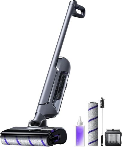 NARWAL S20 Pro Cordless Prains مع التنظيف ذاتيًا ، مكنسة مكنسة جافة رطبة للأرضيات الصلبة ، مثالية للعائلات التي لديها أطفال وحيوانات أليفة (متجددة) in Saudi Arabia