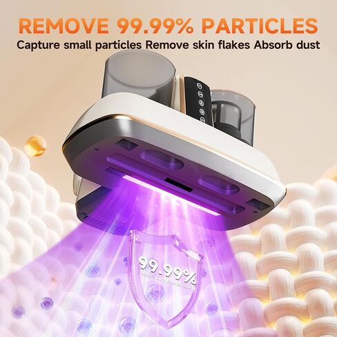 فراغ الفراش الفراغ الفراغ الفراغ ، 1 كيلو بايكال ، مكنسة فراغ سرير محمولة مع مرشح HEPA و 140 ℉ الهواء الساخن و UV-C ، 33K صفع/دقيقة 500W الأريكة قوية لأريكة أريكة سجاد مع الحبل in Saudi Arabia