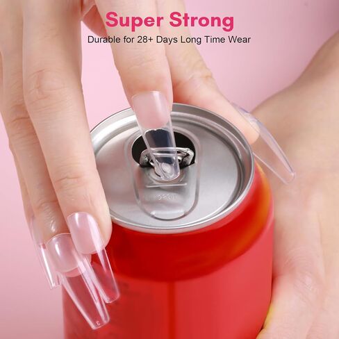 Makartt Super Strong Nail Glue for Press ons: Acrylic Nail Tips-Fake Nails-Salon Quality, Brush On, Quick Dry, Easy Application Durable & Long-Lasting Fast Glue False Nails in Kuwait