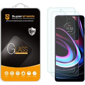 Supershieldz (2 Pack) Designed for Motorola Edge (2021) / Motorola Edge 5G UW Tempered Glass Screen Protector, Anti Scratch, Bubble Free