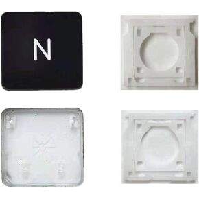 Replacement Individual AP08 Type N Key Cap and Hinges are Applicable for MacBook Pro Model A1425 A1502 A1398 for MacBook Air Model A1369/A1466 A1370/A1465 Keyboard to Replace The N Key Cap and Hinge