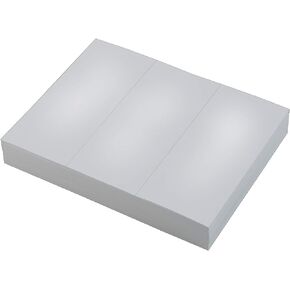 TOPS Laser Cut Sheet Paper, Perforated Every 3 2/3 Inches , 8.5 x 11 Inches, 20 Pound, 500 Sheets, White, (5030)