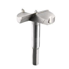 uxcell Forstner Drill Bits 53mm, Tungsten Carbide Wood Hole Saw Auger Opener Woodworking Hinge Hole Drilling Boring Bit Cutter Gray