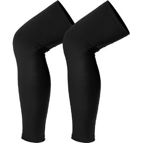 Leg Sleeves Compression Long Knee Sleeve UV Protect for Men Women Sport Basketball Football