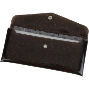 Cash Envelope Wallet PVC Transparent Budget Wallet Money Pocket Dividers Frosted PP Cash Envelope with Tabs and Budget Labels Bill Receipt Card Holder Budget planner for Men & Women