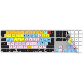 Editors Keys Shortcut Cover for Avid Pro Tools Keyboard Cover | Fits Wireless Apple Magic Keyboard with Numeric Pad | (Does not fit USB Wired Keyboard) in Kuwait