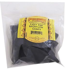 Wild Berry Fizzy Pop Backflow Incense Cones [25 Cones Per Pack - Black]