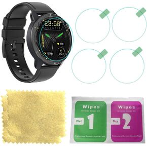 Tempered glass screen protector for FirYawee 1.39inch Smart Watch round screen protector with four pieces in one pack