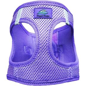 DOGGIE DESIGN American River Ultra Choke-free Harness (Purple, Small (Chest 13"-16" Weight 6-11 Lbs))