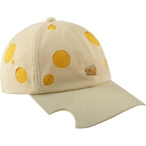Cheese Baseball Cap Interesting Cap Men Women's Cap Dad Hat Trucker Hat Embroidered Cap Outdoor Hat