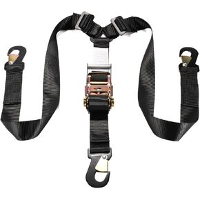 Spare Tire Strap, 3 Way Ratchet Y Strap, 2 inch Wide Adjustable, Tire Tie Down Strap for UTV or Truck Tires, Color Black in Saudi Arabia