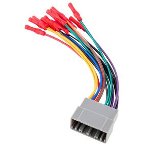 RED WOLF Stereo Wiring Harness for Dodge Ram 2002-2006, Jeep 2001-2007 Chrysler 2000-2006 w/Wire Connector Butt Install Car Stereo CD Player Receiver Sirius Wiring Cable Plug Adapter Connector
