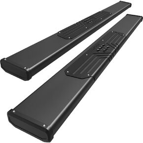 OEDRO 6.5'' Running Boards Compatible with 2021-2024 Ford Bronco 2 Door, Black Textured Side Step, Aluminum Alloy Nerf Bars