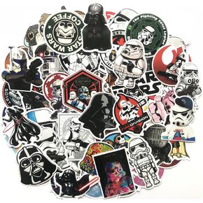 STORM GYRD 100 Pcs Star Wars Sticker Pack,Unique Cool Stickers Notebook Guitar Skateboard Travel Stickers Waterproof