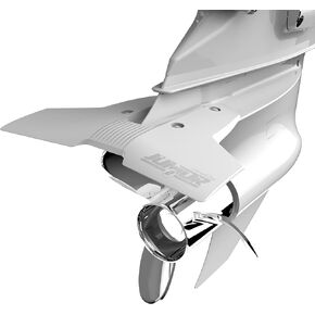 Stingray Hydrofoil - Classic Junior 2 Hydrofoils for 9.9-40 hp (Black) - Best for Small Boats - Stabilizer Fins for Outboard/Outdrive Motors - Made in the USA