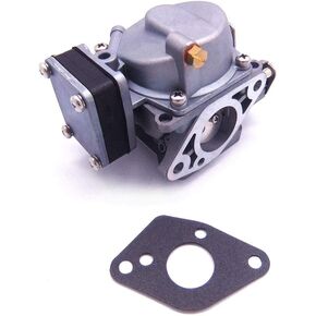 Boat Engine 3B2-03200-1 3K9-03200-0 3G0-03200-0 3B2032001M 3K9032000M 3G0032000M Carburetor Assy and 369-02011-0 369020110M Gasket for Tohatsu & for Nissan 2-stroke 9.8HP M9.8 NS9.8 Outboard Motor