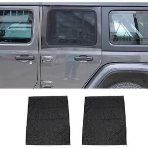مجموعة شاشة نافذة السيارة من Bestmotoring Jeep Wrangler، شبكة شاشة حشرات الحشرات لسيارة Jeep Wrangler TJ JK JL JT 1997-2021 قطعتان in Kuwait