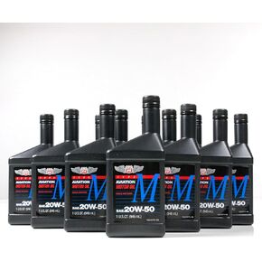 Phillips 66 Type M Aviation Oil 20w-50-12/1 qt. case
