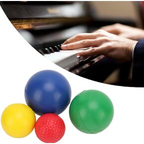 4Size Piano Finger Power Training Balls for Piano Beginner Piano Teacher Tools Musical Instrument Accessories Hand Fingertip Wrist Training Balls for Muscle Squeezing Gripping Strengthening Firming