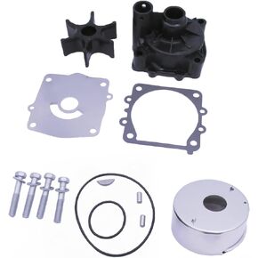 Boat Motor 6G5-W0078-01 6G5-W0078-A1-00 6G5-W0078-00 Water Pump Repair Kit with Housing for Yamaha 150HP 175HP 200HP 225HP V6 Outboard Engine, fit Sierra Marine 18-3311 18-3310