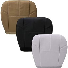 2007 2008 2009 2010 2011 2012 2013 2014 Chevy Silverado Leather Seat Cover Replacement, 07-14 Silverado Avalanche Tahoe Suburban Fits Both Driver & Passenger (Front Bottom, Light Cashmere Tan)