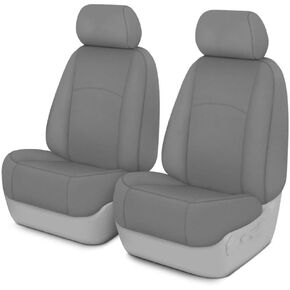 أغطية مقاعد مخصصة من Covercraft Carhartt SeatSaver | SSC3473CAGY | مقاعد دلو الصف الأول | لسيارة فورد F-150 2019-2020 (باستثناء رابتور)، 2019-2022 F-250/F-350 | الحصى